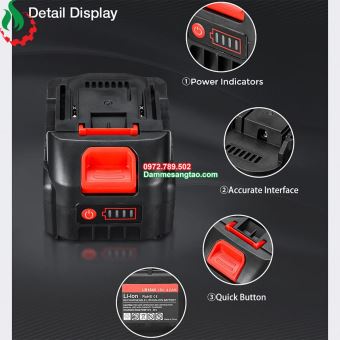 Pin Makita 18V Li-ion mạch sạc adapter