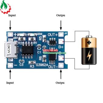 Mạch sạc pin Li-ion 3.7V TP4056 V2