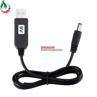 Cáp chuyển đổi Usb 5V sang 5V 9V 12V