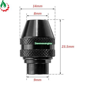 Đầu kẹp mũi khoan đa năng 3 chấu lỗ ren M7 M8