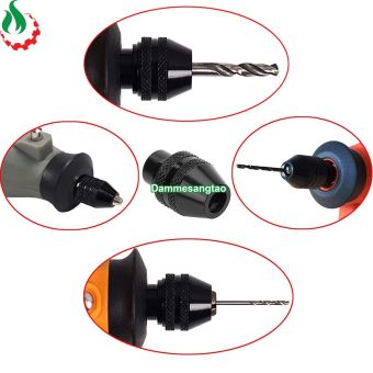 Đầu kẹp mũi khoan đa năng 3 chấu lỗ ren M7 M8