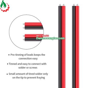 Dây nguồn DC 5.5mm x 2.1mm dài 25cm