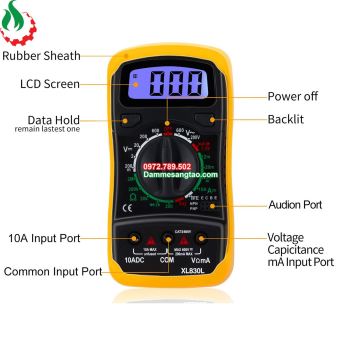 Đồng hồ đo vạn năng vom XL830L