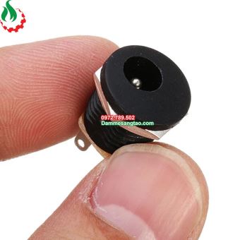 Jack DC 022 chuẩn 5.5 x 2.1mm (Có cao su chống nước)