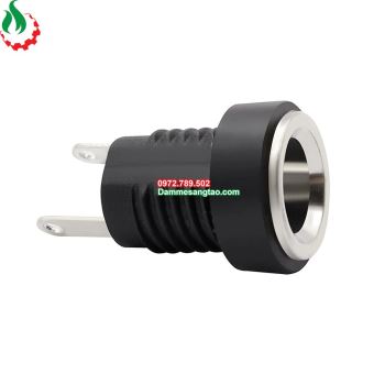 Jack DC 022B chuẩn 5.5mm x 2.1mm (Có cao su chống nước)