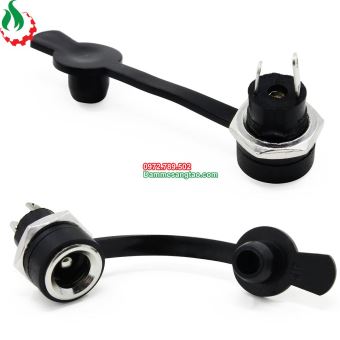 Jack DC 022B chuẩn 5.5mm x 2.1mm (Có cao su chống nước)