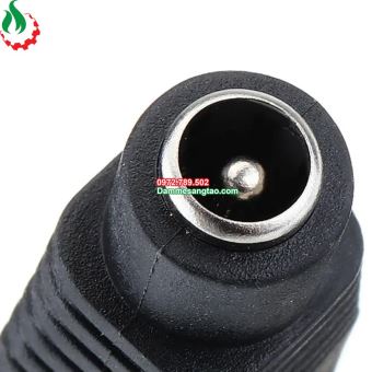 Jack DC đầu vào cổng domino 2P chuẩn 5.5mm x 2.1mm