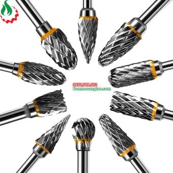 Mũi mài khắc hợp kim trục 3mm