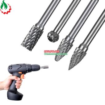 Mũi mài khắc hợp kim trục 6mm