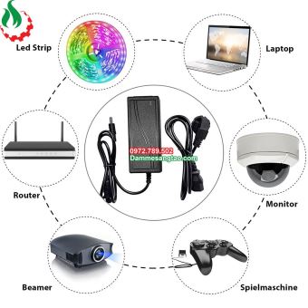 Nguồn 24V 2A Jack Dc 5.5 x 2.5mm