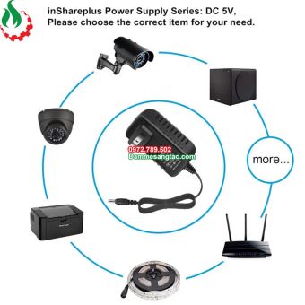 Nguồn 12V 2A dùng cho wifi camera module