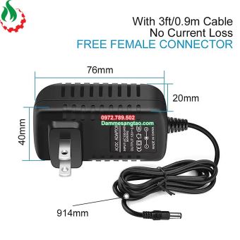 Nguồn 12V 2A dùng cho wifi camera module