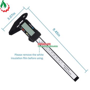 Thước Kẹp Điện Tử Sợi Nhựa Carbon Syntek 150mm