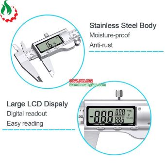 Thước kẹp điện tử thép không gỉ 150mm Syntek