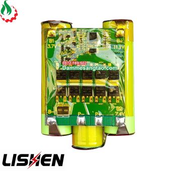 Khối pin Lishen 12V 3S2P 4000mah xả 40A