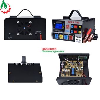 Sạc acquy 12V 24V tự động 3AH - 200AH 120W