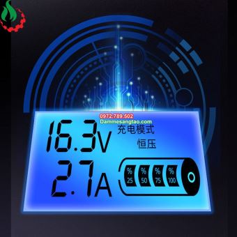 Sạc acquy 12V 24V tự động 3AH - 200AH 120W