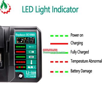 Sạc pin Makita DC18wa 14V-18V max nhận sạc zin