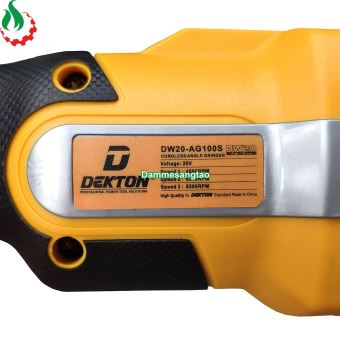 Máy mài góc dùng pin Dekton DW20 AG100S chân pin Dewalt