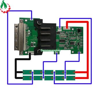 Vỏ pin AEG RidGid 18V Li-ion nhận sạc zin (10 Cell 18650)