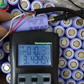 Cell pin 21700 Samsung 40T 4000mah-35A (Li-ion 3.7V)