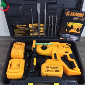 Máy khoan bê tông pin 3 chức năng 21V Hukan HK-2808BL