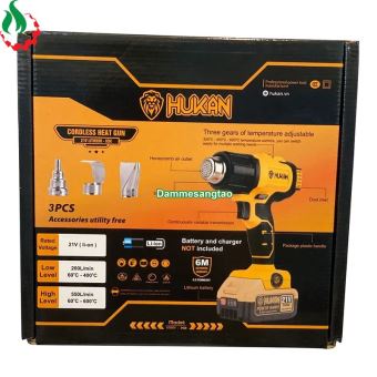 Máy khò pin 21V Hukan HK-358