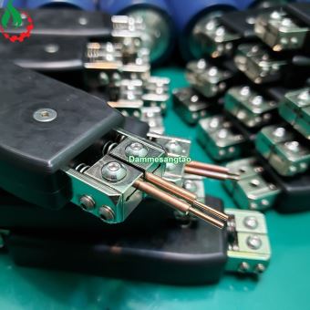 Tay hàn cell pin - Đồng đỏ mạ Niken