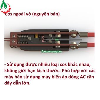 Tay hàn cell pin - Đồng đỏ mạ Niken