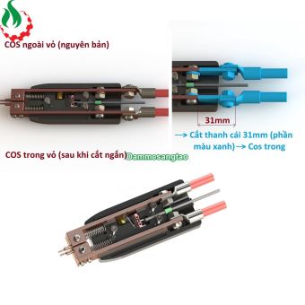 Tay hàn cell pin - Đồng đỏ mạ Niken