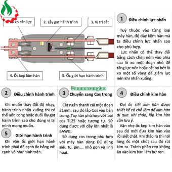 Tay hàn cell pin - Đồng đỏ mạ Niken