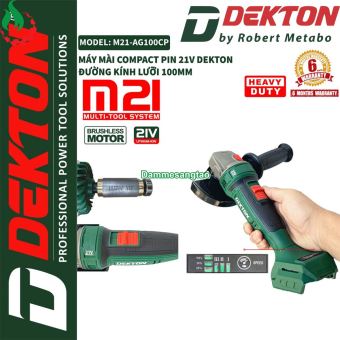 Máy mài góc pin 21V Dekton M21-AG100CP