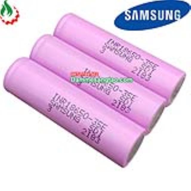 Cell pin 18650 Samsung 35E 3500mah-8A (Li-ion 3.7V)