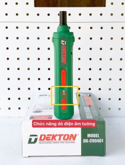 Máy vặn vít pin 4V DEKTON DK-CV0401 (Dò điện âm tường)