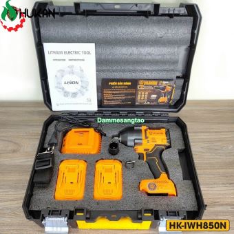Máy siết bulong pin 21V HUKAN HK-IWH850N 850Nm