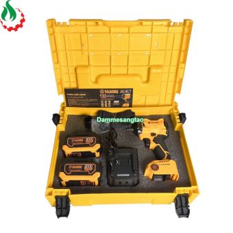 Máy siết bulong pin 21V HUKAN X4-PRO 330Nm