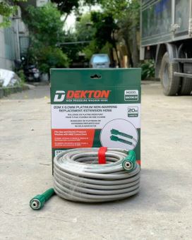 Dây xịt rửa áp lực Dekton 10m-15m-20m dùng cho máy rửa xe