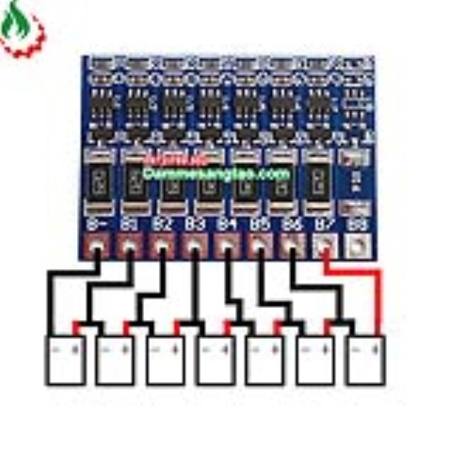 Mạch ghép cân bằng pin Li-ion 3.7V 3S 12V đến 7S 29V