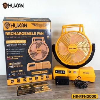 Quạt dùng pin 21V Hukan HK-RFN3000