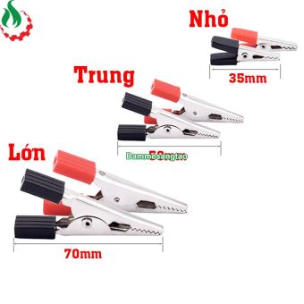 Đầu kẹp cá sấu mini (Vuông)