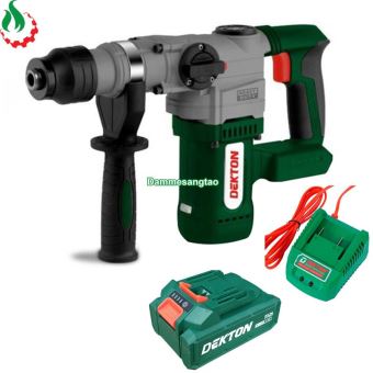 Máy khoan đục pin 21V Dekton M21-RH2702BL