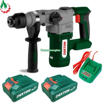 Máy khoan đục pin 21V Dekton M21-RH2702BL