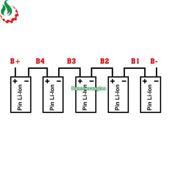 Mạch pin Makita 5S 18V 50A sạc adapter bảo vệ pin Li-ion 3.7V