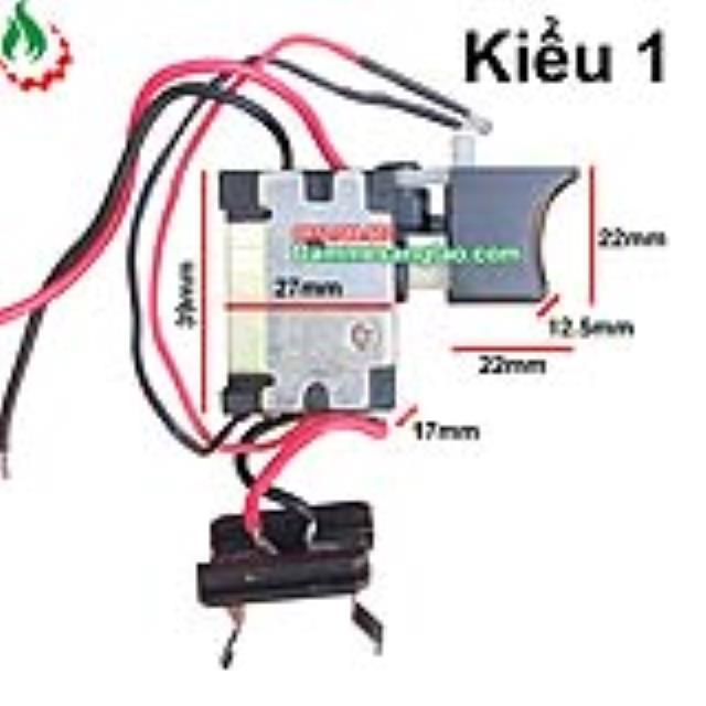 Công tắc, cò máy khoan pin Kiểu 1 2 3 4