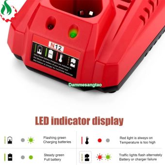 Sạc pin Mil 12V M12 Li-ion nhận mạch zin