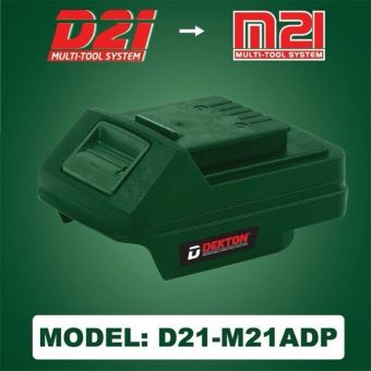 Đến chuyển pin Makita M21 sang máy Dekton D21 (D21-M21ADP)
