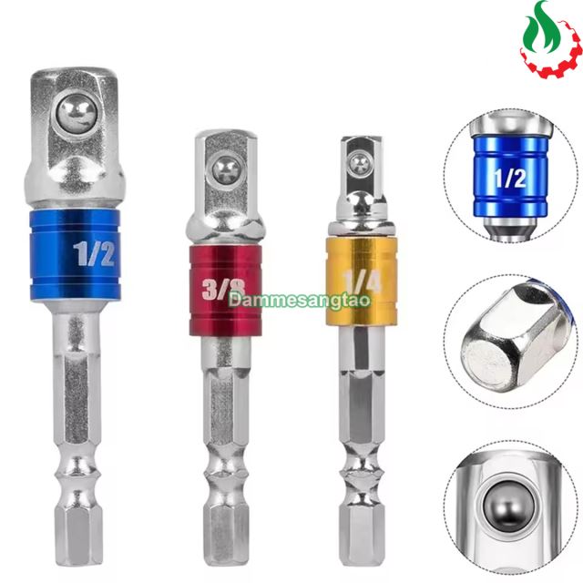 Đầu chuyển bắn vít sang bulong (Bộ 3 đầu có màu)