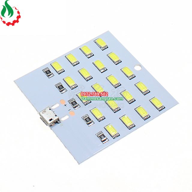Bảng mạch 20 Led siêu sáng cổng micro Usb