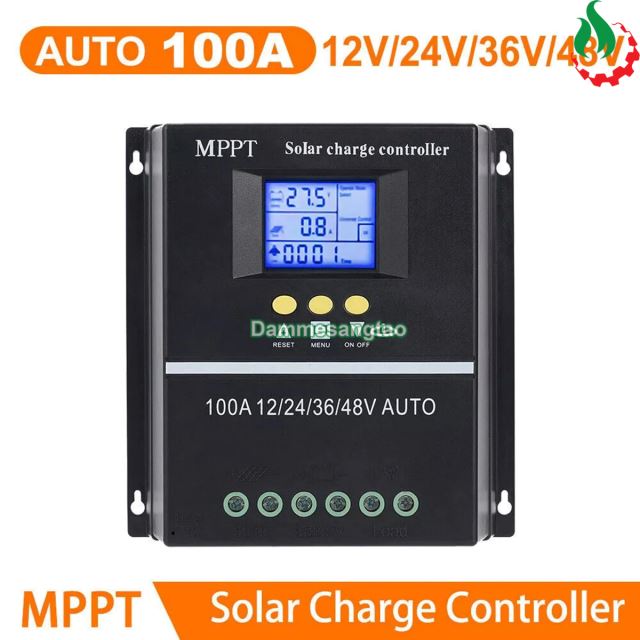 Bộ Điều Khiển Sạc Năng Lượng Mặt Trời MPPT 12V24V36V48V 100A SY10048
