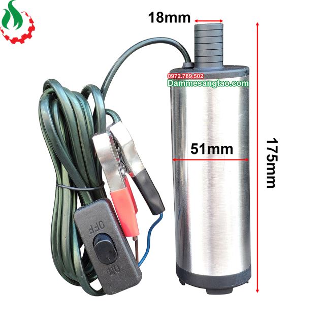 Bơm chìm 12V công suất 30W - 80W